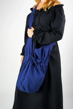 New Leonardo Carbone Umhängetasche "Leti" Blau