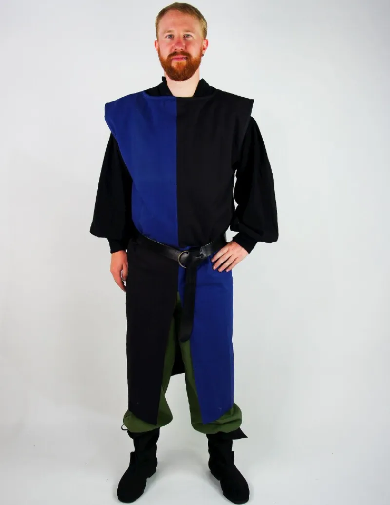 Store Leonardo Carbone Waffenrock "Schachbrett" Schwarz/Blau