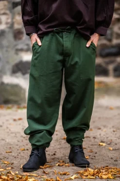 Store Leonardo Carbone Weiche Mittelalter Hose "Linhart" mit Bundschnürung