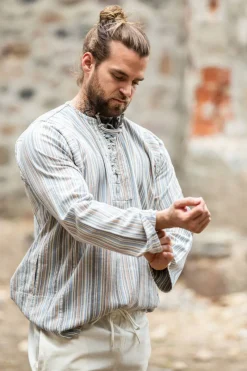 Fashion Leonardo Carbone Weiches Bauernhemd 