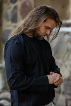 Best Leonardo Carbone Weiches Bauernhemd 