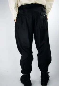 Shop Leonardo Carbone Weite Mittelalter-Hose