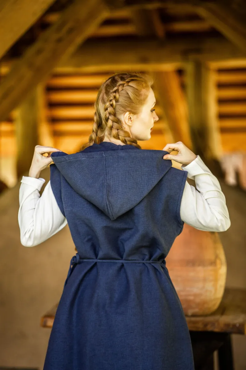 Best Leonardo Carbone Wickelkleid "Gerlin" Blau
