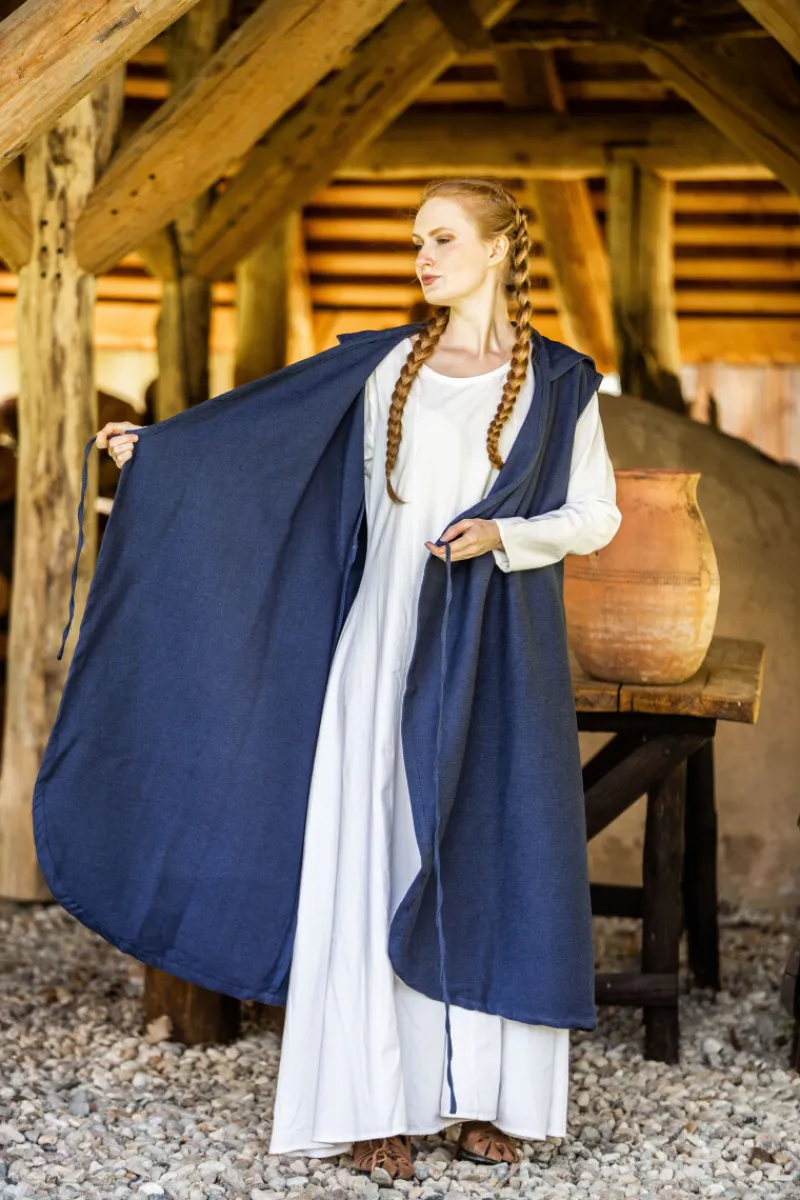 Best Leonardo Carbone Wickelkleid "Gerlin" Blau