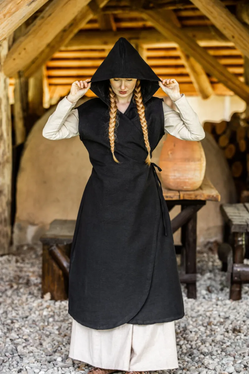 Best Sale Leonardo Carbone Wickelkleid "Gerlin" Schwarz