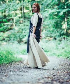 Online Leonardo Carbone Wikinger Überkleid "Aleiga" Schwarz