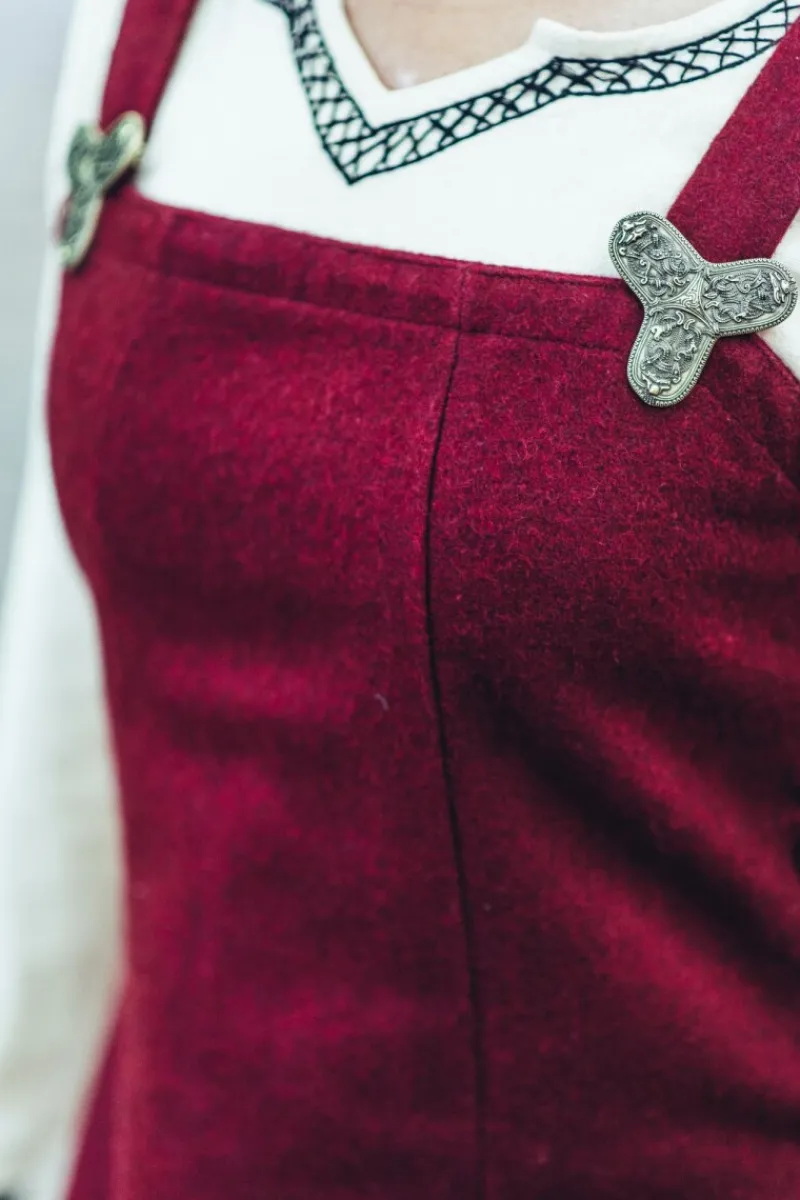 Shop Leonardo Carbone Wikinger Überkleid aus Wolle "Aila" Rot