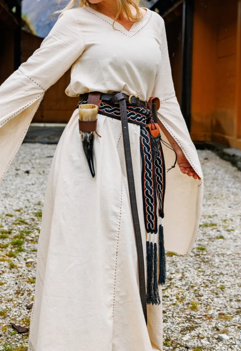 Best Sale Leonardo Carbone Wikinger Gürtel "Elina" Schwarz
