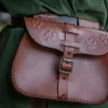 Shop Leonardo Carbone Wikinger Gürteltasche "Alba" Braun