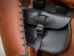 Best Leonardo Carbone Wikinger Gürteltasche "Alba" Schwarz