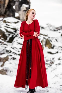 Hot Leonardo Carbone Wikinger Kleid 100% Leinen 