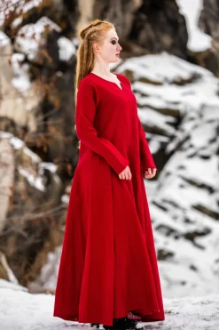 Hot Leonardo Carbone Wikinger Kleid 100% Leinen 