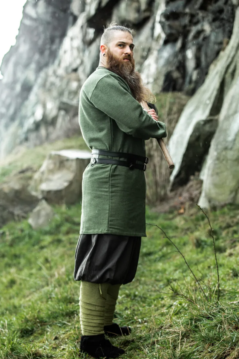 Clearance Leonardo Carbone Wikinger Tunika "Balduin" Grün