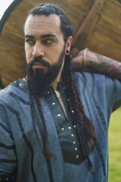 Hot Leonardo Carbone Wikinger Tunika kurzarm 