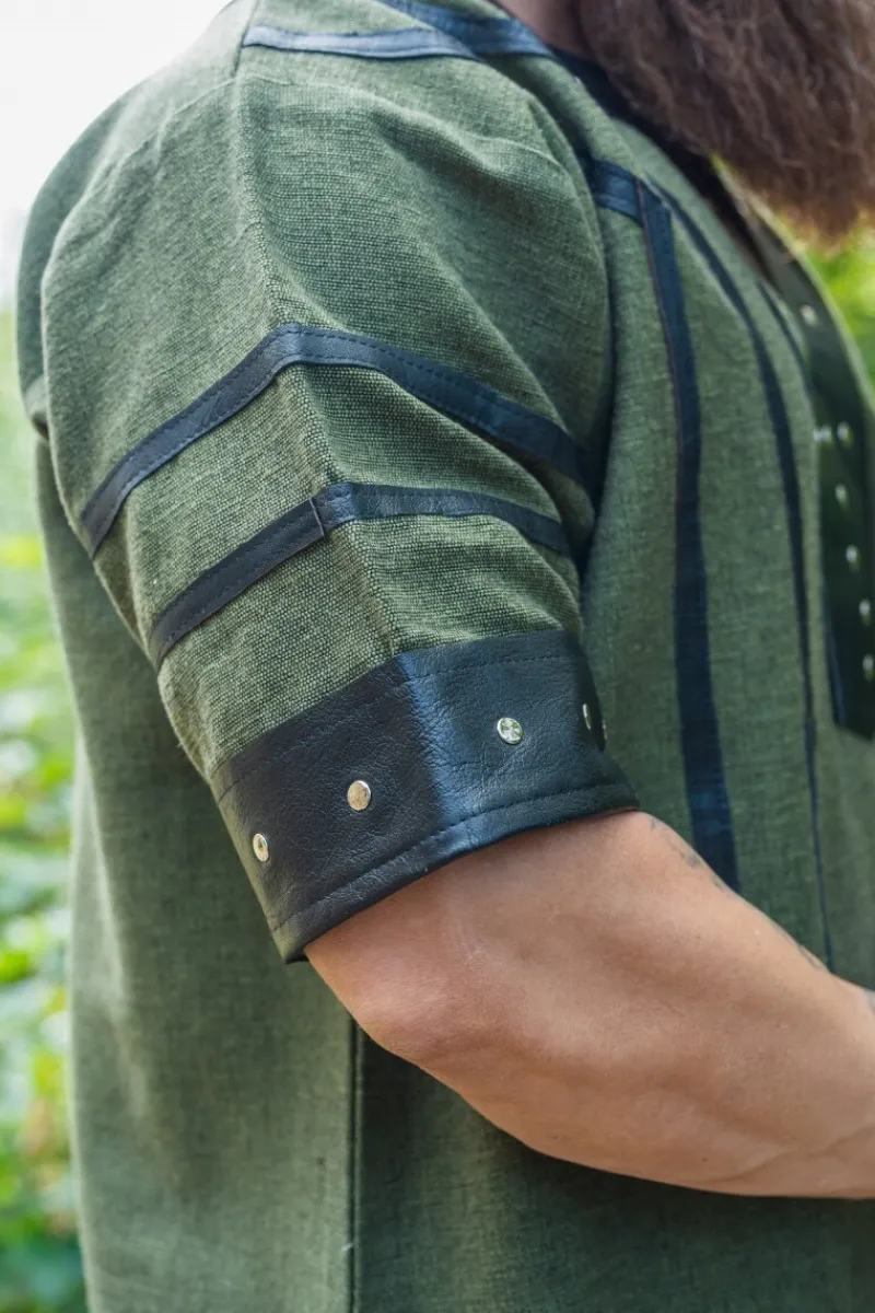 Cheap Leonardo Carbone Wikinger Tunika kurzarm "Rollo" Grün
