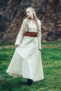 Cheap Leonardo Carbone Wikinger Unterkleid Baumwolle "Valdis" Natur