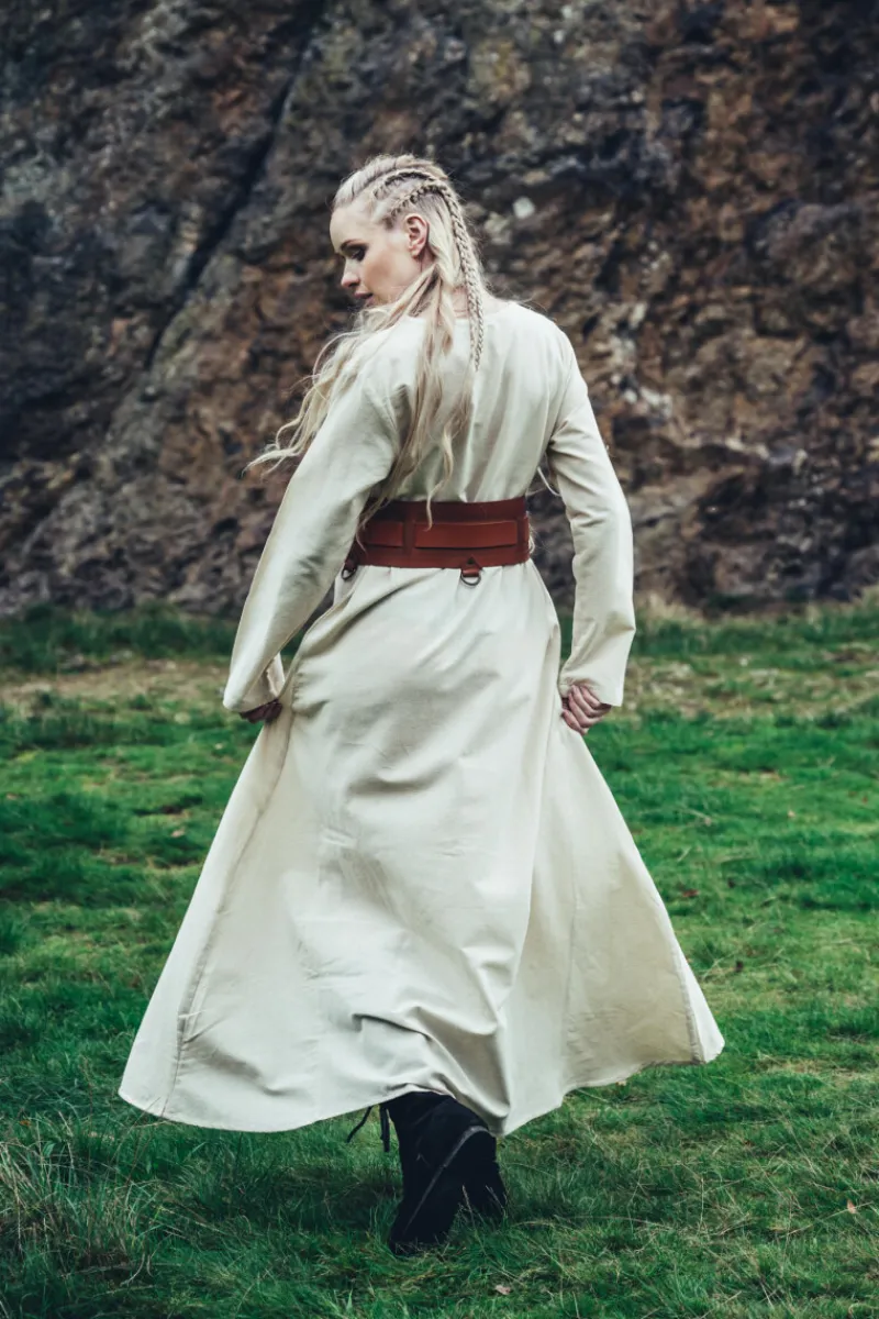 Cheap Leonardo Carbone Wikinger Unterkleid Baumwolle "Valdis" Natur