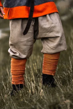 Cheap Leonardo Carbone Wikinger Wadenwickel "Sindri" Fischgrät Orange Orange Fischgrät