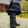 Discount Leonardo Carbone Wikinger Wadenwickel Wolle "Fenrir" Schwarz