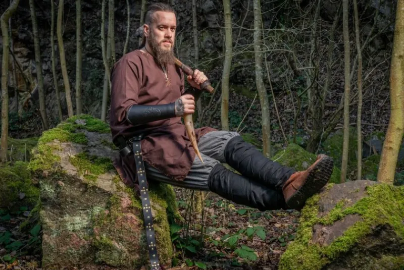 Best Leonardo Carbone Wikinger Wollwadenwickel "Karl" Schwarz