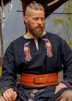 Fashion Leonardo Carbone Wikinger-Gürtel "Ingrid" Cognacbraun Hellbraun