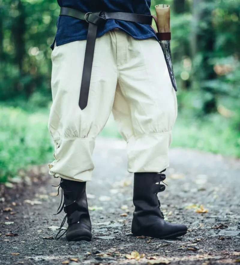 Flash Sale Leonardo Carbone Wikingerhose mit Beinschnürung "Magnus" Natur