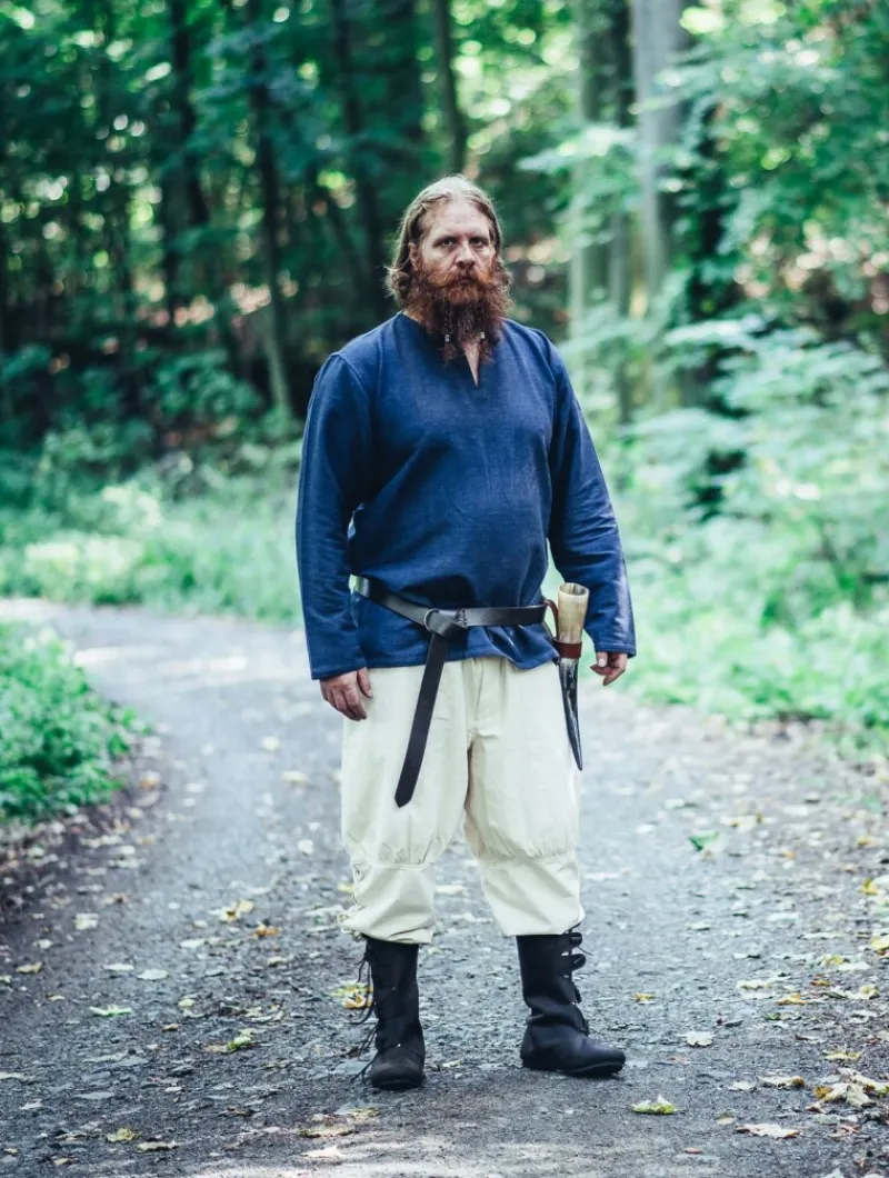 Flash Sale Leonardo Carbone Wikingerhose mit Beinschnürung "Magnus" Natur