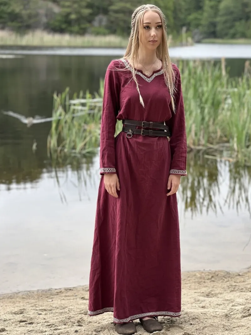 Fashion Leonardo Carbone Wikingerkleid "Brigida" Rot