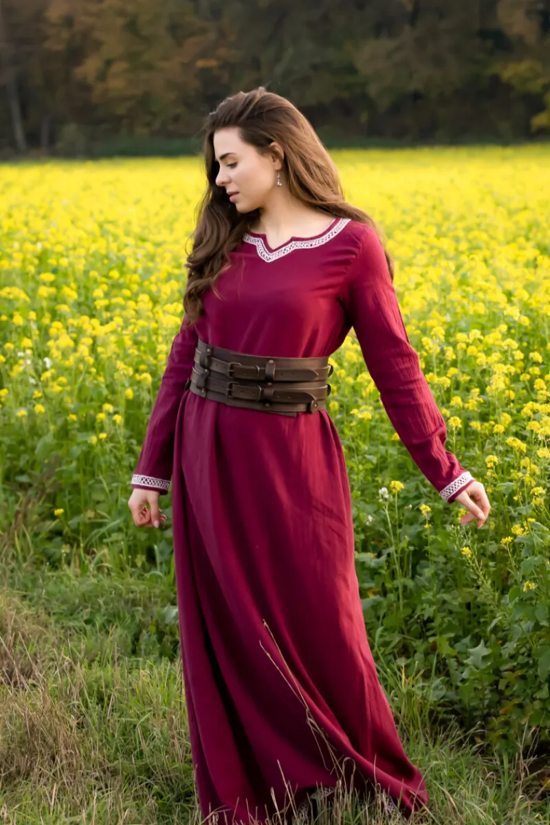 Fashion Leonardo Carbone Wikingerkleid "Brigida" Rot