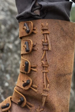 Cheap Leonardo Carbone Wikingerstiefel "Odin" Braun