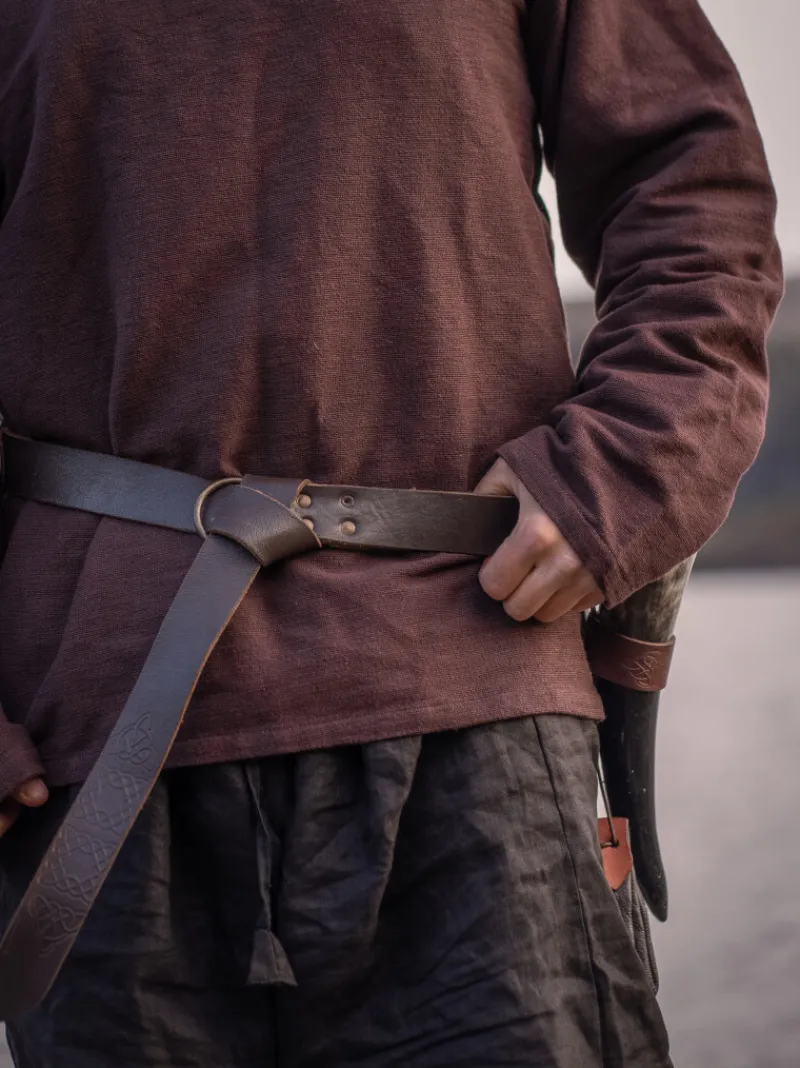 Outlet Leonardo Carbone Wikingertunika "Ivar" Braun