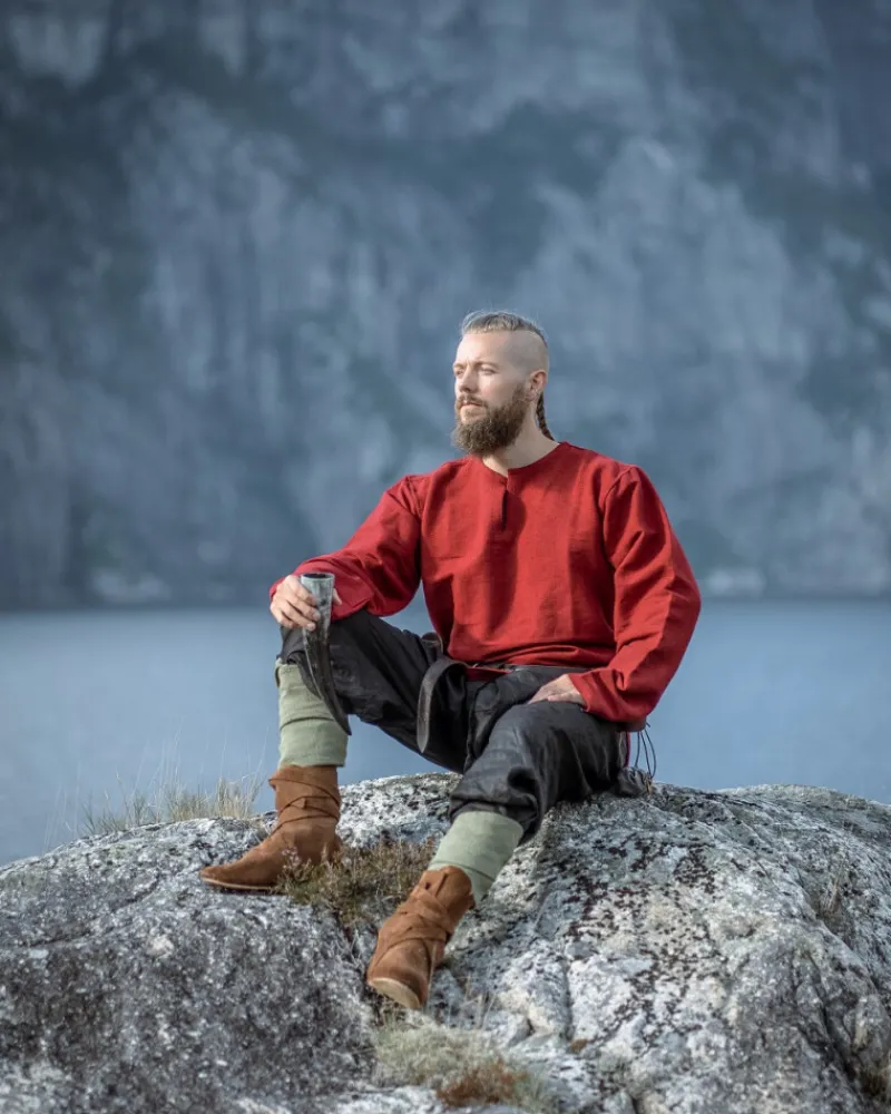 Cheap Leonardo Carbone Wikingertunika "Ivar" Rot