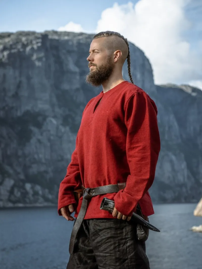 Cheap Leonardo Carbone Wikingertunika "Ivar" Rot