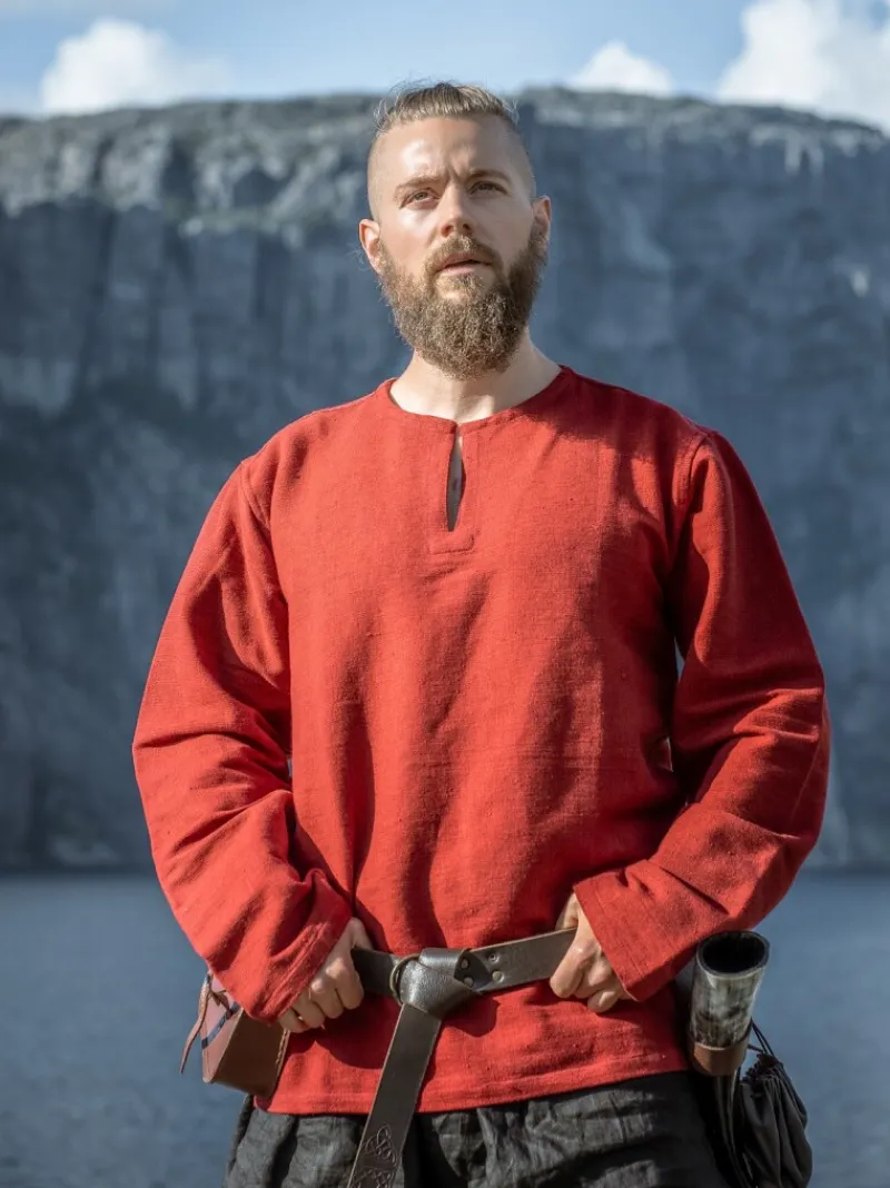 Cheap Leonardo Carbone Wikingertunika "Ivar" Rot