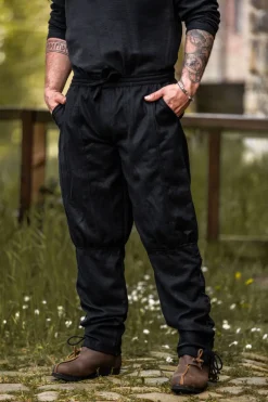 Hot Leonardo Carbone Wikinger-Wollhose "Jorgen" Schwarz