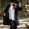Cheap Leonardo Carbone Wollfilzhut Dreispitz "Hugo" Schwarz