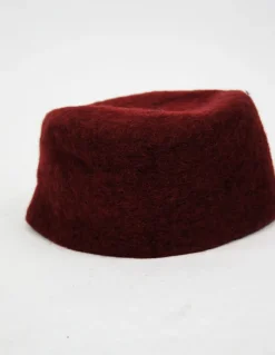 Shop Leonardo Carbone Wollfilzkappe "Hans" Rot