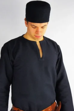 Cheap Leonardo Carbone Wollfilzkappe "Hans" Schwarz