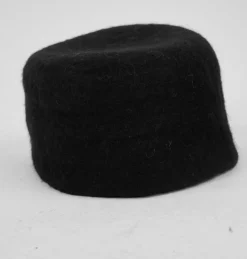 Cheap Leonardo Carbone Wollfilzkappe "Hans" Schwarz