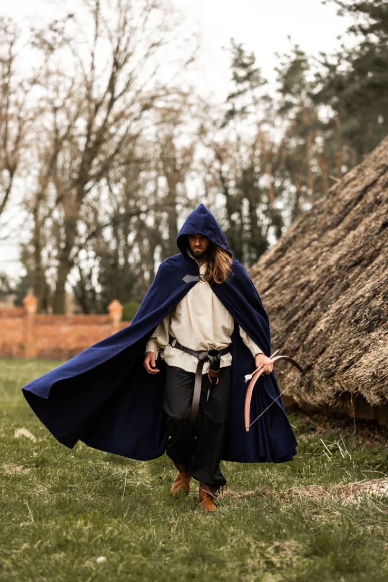 Flash Sale Leonardo Carbone Wollumhang mit Wolfsschließe "Tjark" Blau