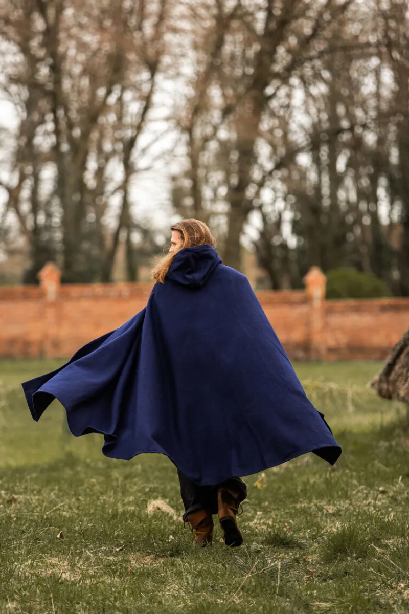 Flash Sale Leonardo Carbone Wollumhang mit Wolfsschließe "Tjark" Blau