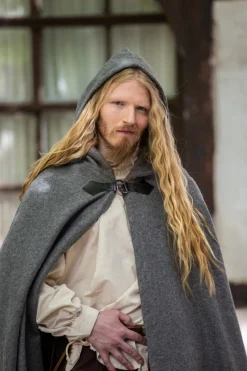 Best Leonardo Carbone Wollumhang mit Wolfsschließe "Tjark" Grau