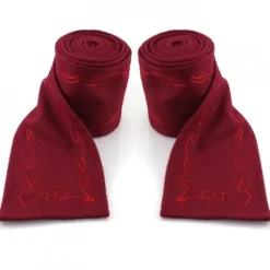 Cheap Leonardo Carbone Wollwadenwickel mit Stickerei "Hannes" Rot